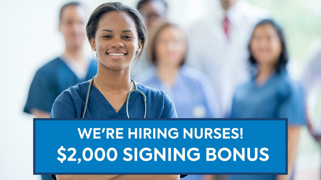 We're Hiring Nurses